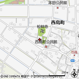 静岡県浜松市中央区西島町640周辺の地図