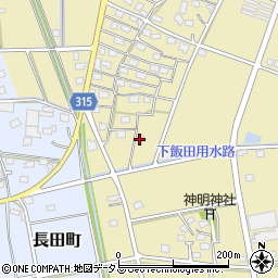 静岡県浜松市中央区河輪町703周辺の地図