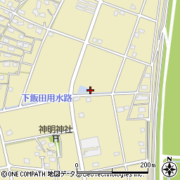 静岡県浜松市中央区三新町29周辺の地図