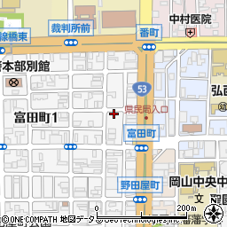 ｄｅｌｉｇｈｔ富田町周辺の地図