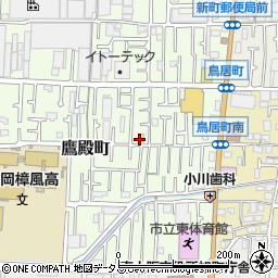 大阪府東大阪市鷹殿町6-2周辺の地図