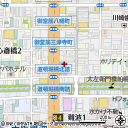 クロスホテル大阪周辺の地図