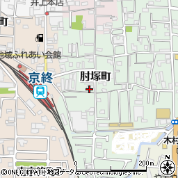 奈良県奈良市肘塚町234周辺の地図