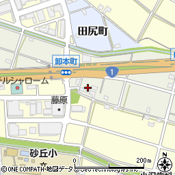 静岡県浜松市中央区米津町236周辺の地図