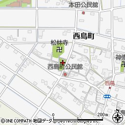 静岡県浜松市中央区西島町636周辺の地図