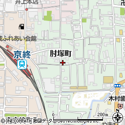 奈良県奈良市肘塚町196周辺の地図