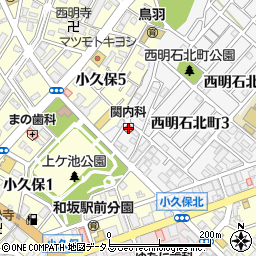 関内科医院周辺の地図