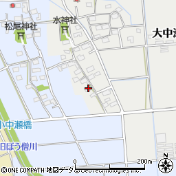 静岡県磐田市大中瀬219周辺の地図