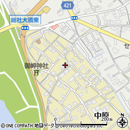 岡山県総社市中原974-6周辺の地図