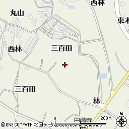 愛知県豊橋市杉山町三百田周辺の地図