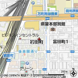 岡山県岡山市北区岩田町5-8周辺の地図