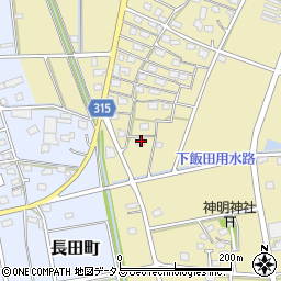 静岡県浜松市中央区河輪町709周辺の地図