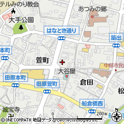 東海東京証券株式会社　豊橋支店田原営業所周辺の地図