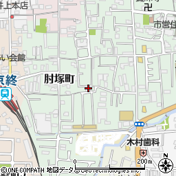 奈良県奈良市肘塚町172-6周辺の地図