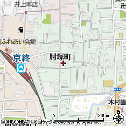 奈良県奈良市肘塚町198-1周辺の地図