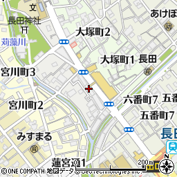リハビリデイサービスセンター神戸周辺の地図