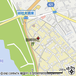 岡山県総社市中原971-1周辺の地図