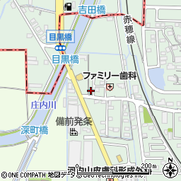 岡山県岡山市東区目黒町62-2周辺の地図