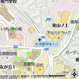 ＥＮＥＯＳ須磨ニュータウンＳＳ周辺の地図