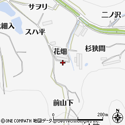 愛知県田原市仁崎町花畑周辺の地図