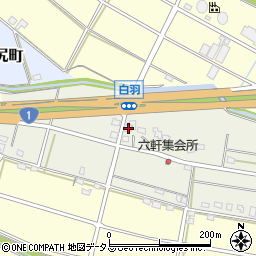 静岡県浜松市中央区米津町54周辺の地図