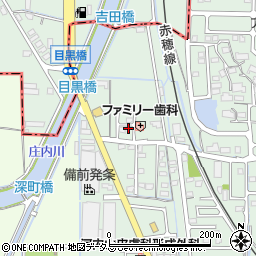 岡山県岡山市東区目黒町62-7周辺の地図