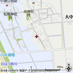静岡県磐田市大中瀬218周辺の地図