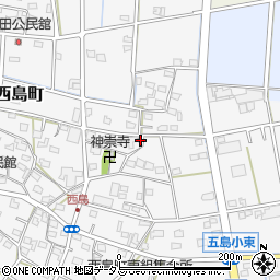 静岡県浜松市中央区西島町226周辺の地図