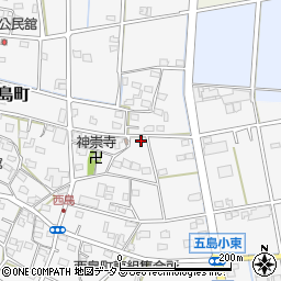 静岡県浜松市中央区西島町227周辺の地図