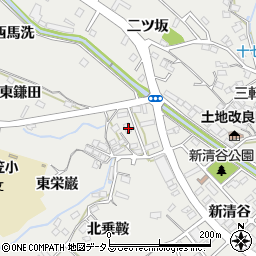 愛知県田原市田原町新清谷3周辺の地図