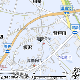 愛知県田原市豊島町榎沢42周辺の地図