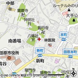 愛知県田原市田原町新町7周辺の地図