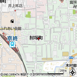 奈良県奈良市肘塚町201周辺の地図