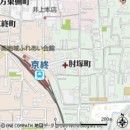 奈良県奈良市肘塚町11周辺の地図