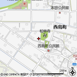 静岡県浜松市中央区西島町622周辺の地図