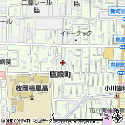 大阪府東大阪市鷹殿町7-7周辺の地図