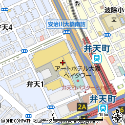 大阪市財政局　弁天町市税事務所市民税等グループ個人市民税周辺の地図