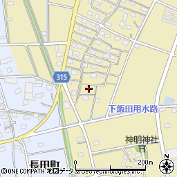 静岡県浜松市中央区河輪町701周辺の地図