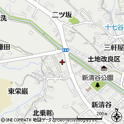 愛知県田原市田原町新清谷11周辺の地図