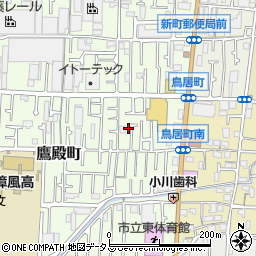大阪府東大阪市鷹殿町5-6周辺の地図