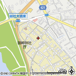岡山県総社市中原977-1周辺の地図