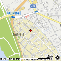 岡山県総社市中原977-2周辺の地図