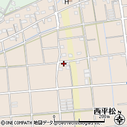 静岡県磐田市西平松889周辺の地図
