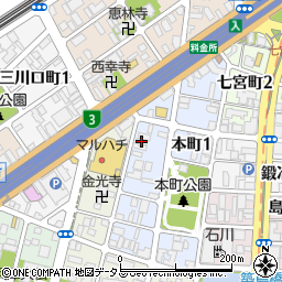 株式会社ボーサイ神戸支社周辺の地図