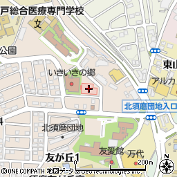 新須磨リハビリテーション病院（慈恵会）周辺の地図