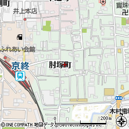 奈良県奈良市肘塚町202周辺の地図