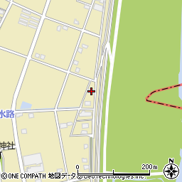 静岡県浜松市中央区三新町2周辺の地図