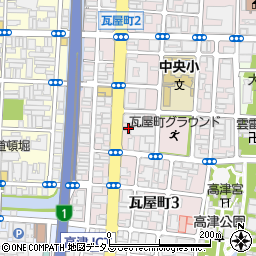 ａｐｏｌｌｏｓｔａｔｉｏｎ松屋町ＳＳ周辺の地図