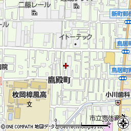 大阪府東大阪市鷹殿町7-6周辺の地図