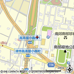 アジアンダイニング韓の舌津店周辺の地図